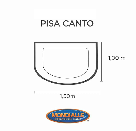Capa SPA para Banheira Pisa Canto Mondialle