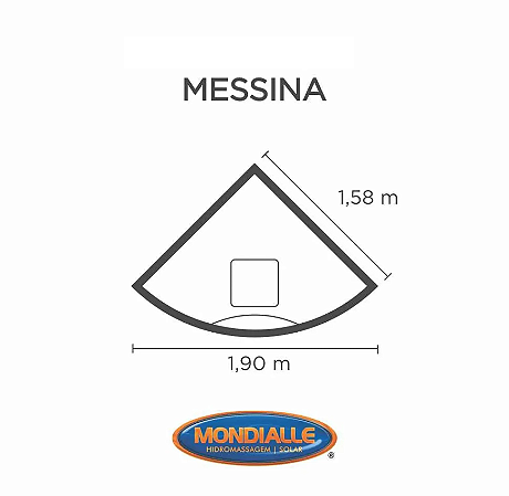 Capa SPA para Banheira Messina Mondialle