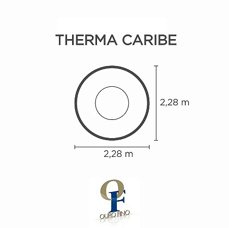 Capa SPA para Banheira Therma Caribe Ouro Fino