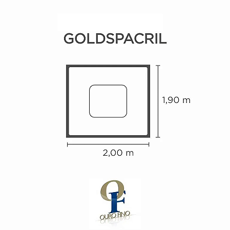 Capa SPA para Banheira Goldspacril Ouro Fino