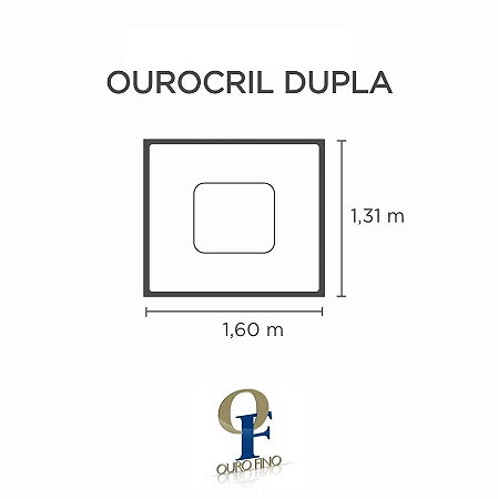 Capa SPA para Banheira Ourocril Dupla Ouro Fino