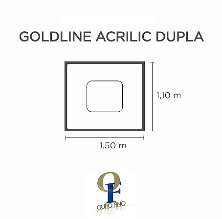 Capa SPA para Banheira Goldline Acrílica Dupla Ouro Fino