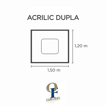Capa SPA para Banheira Acrillic Dupla Ouro Fino