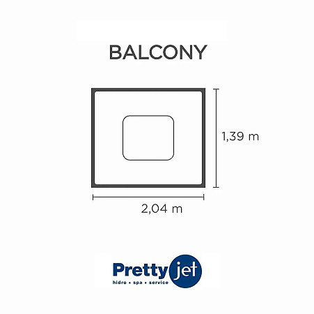 Capa SPA para Banheira Balcony Pretty Jet