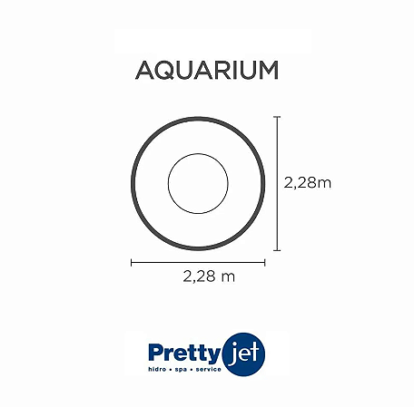 Capa SPA para Banheira Aquarium Pretty Jet