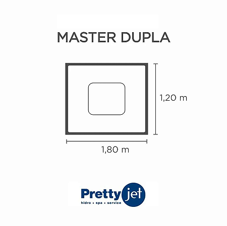 Capa SPA para Banheira Master Dupla Pretty Jet