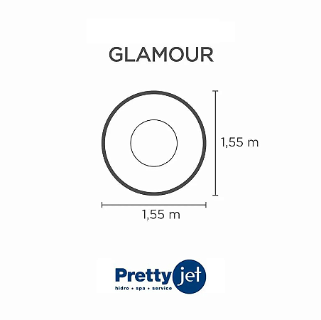 Capa SPA para Banheira Glamour Pretty Jet