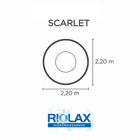 Capa SPA para Banheira Scarlet Riolax