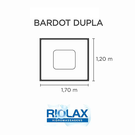 Capa SPA para Banheira Bardot Dupla Riolax