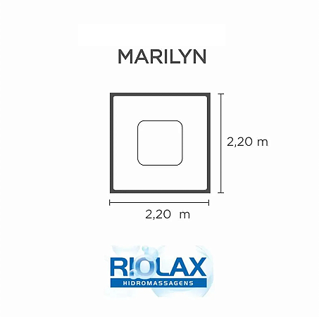 Capa SPA para Banheira Marilyn Riolax