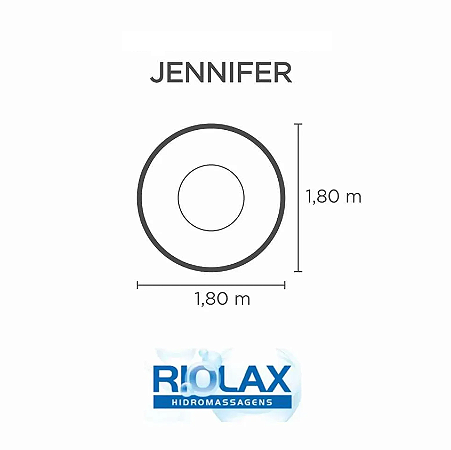 Capa SPA para Banheira Jennifer Riolax