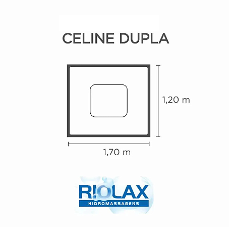 Capa SPA para Banheira Celine Dupla Riolax