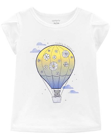 Camiseta Branca com Balão
