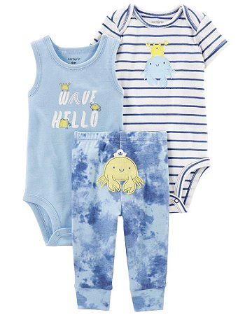 2 Bodies e Calça Tie Dye Azul