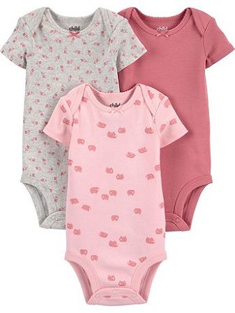 Kit Body Rosa Ovelha