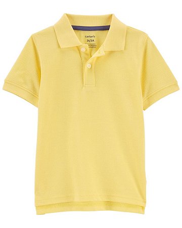 Polo Amarela Piquet