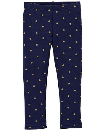 Calça Azul com Corações