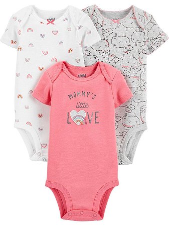 Kit Body Rosa Arco Iris