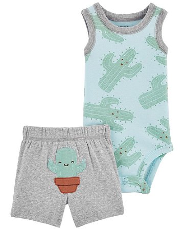 Body e Shorts Cactus