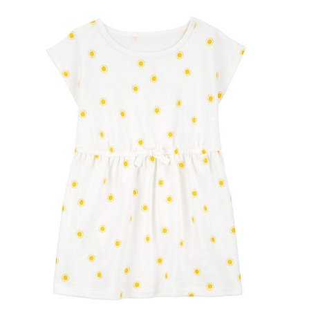 Vestido Moletinho Branco Sol
