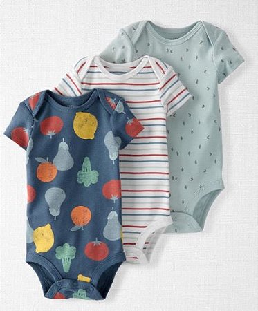 Kit Body Frutas e Vegetais Little Planet  - Recém Nascido