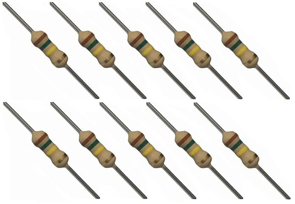 Resistor 150K 1/4W 5% (500 Peças)