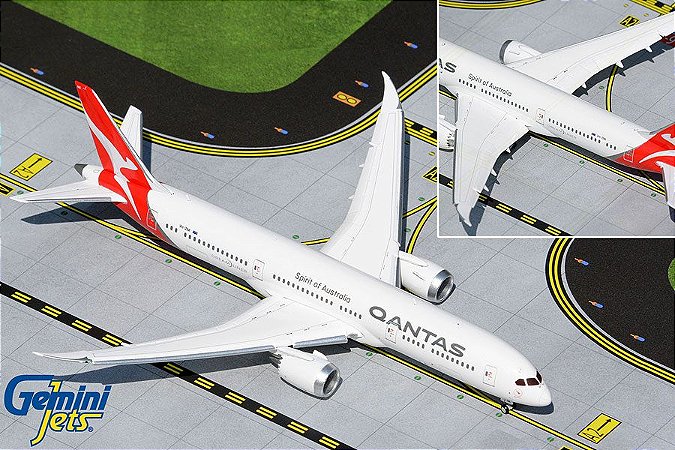 Gemini Jets 1:400 Qantas Airways 787-9 Dreamliner Flaps/Slats Extended