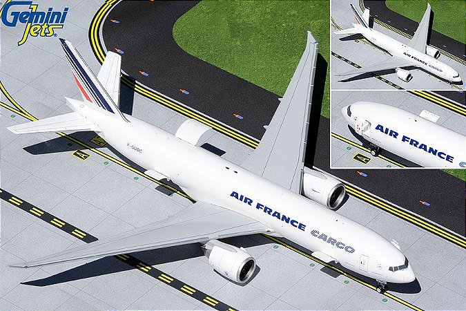 Gemini Jets 1:200 Air France Cargo Boeing 777F "Optional Doors Open/Closed Configuration"