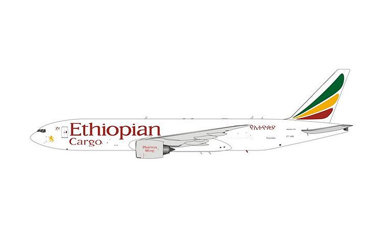 PRÉ-VENDA - Phoenix 1:400 Ethiopian Cargo Boeing 777-200F