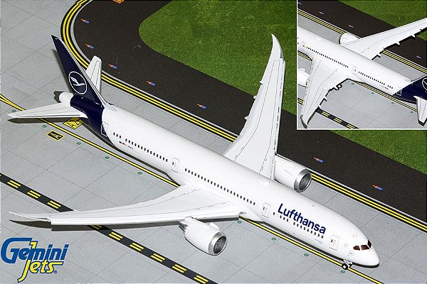 Gemini Jets 1:200 Lufthansa Boeing 787-9 Dreamliner "Flaps/Slats Extended"