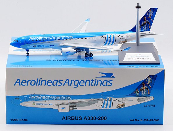 Inflight200 1:200 Aerolineas Argentinas Airbus A330-200 Copa do Mundo 2022