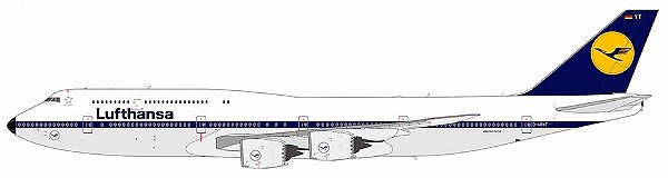 PRÉ-VENDA - NG Models 1:400 Lufthansa Boeing 747-8i Retro