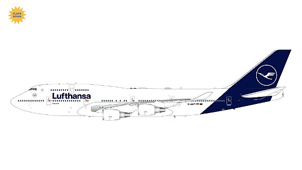 PRÈ-VENDA:Gemini Jets: 1/200 Lufthansa B747-400¨flaps down¨
