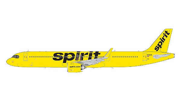 PRÉ-VENDA - Gemini Jets 1:200 Spirit Airlines A321neo