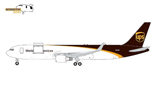PRÉ-VENDA - Gemini Jets 1:200 UPS Airlines B767-300ERF¨Interactive Series¨