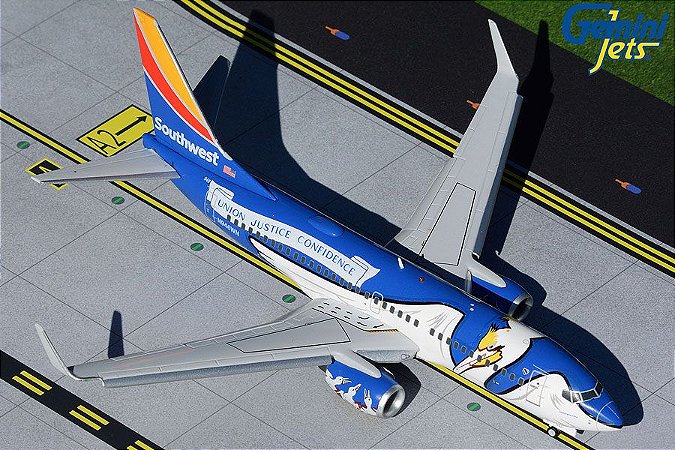 Gemini Jets 1:200 Southwest Airlines Boeing 737-700 "Louisiana One Flaps/ Slats Extended"