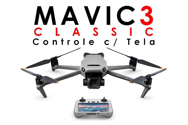 Drone DJI Mavic 3 Classic + Controle com Tela (Versão Nacional)