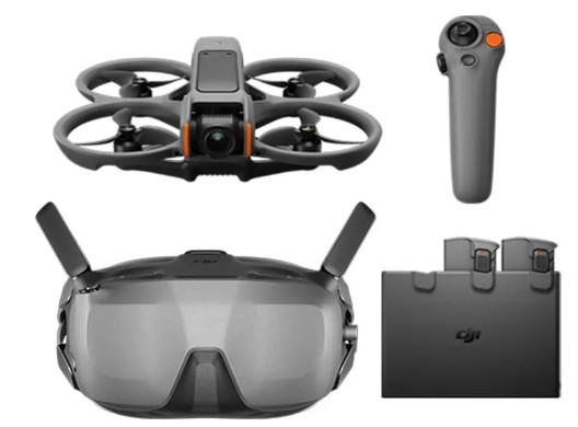 Drone DJI Avata 2 Fly Smart Combo com 3 Baterias (Goggles N3)