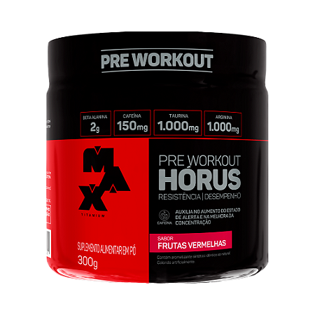 Pré Treino Hórus 300g - Max Titanium