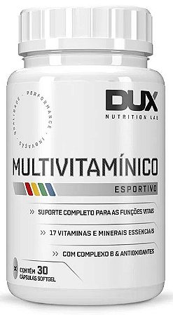 Multivitamínico Esportivo 30 caps - Dux Nutrition Lab