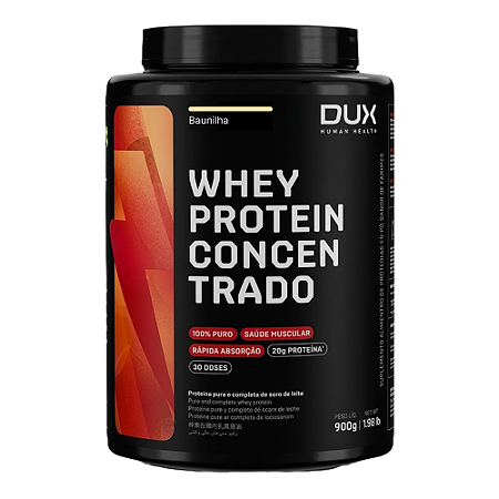 Whey Protein Concentrado 900g - Dux Nutrition Lab