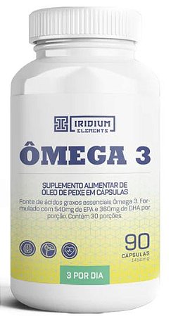 Elements Ômega 3 90caps - Iridium