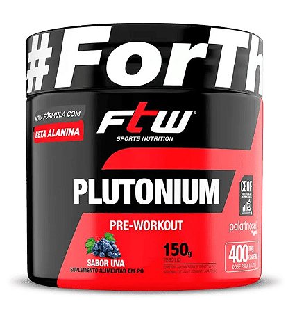 Pre-Workout Plutonium 150g - FTW