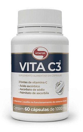 Vita C3 1000mg 60 Cáps - Vitafor