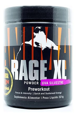 Preworkout Animal Rage XL - Universal