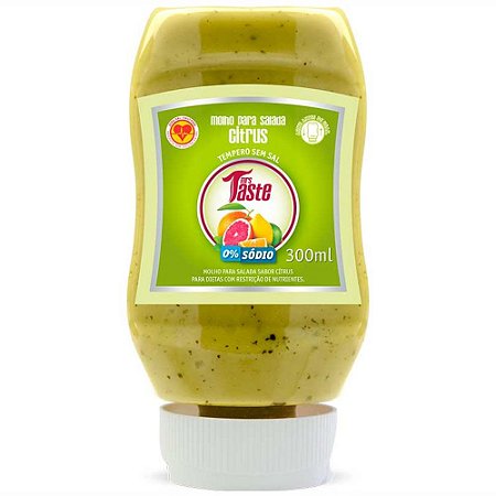 Molho para Salada Citrus 0% Sódio - Mrs Taste