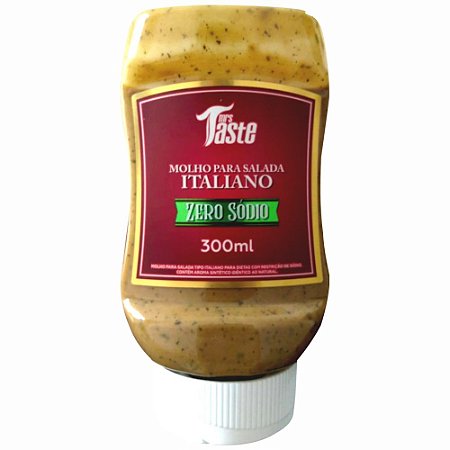 Molho para Salada Italiano Zero Sódio - Mrs Taste