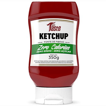 Ketchup Zero Calorias 350g - Mrs Taste