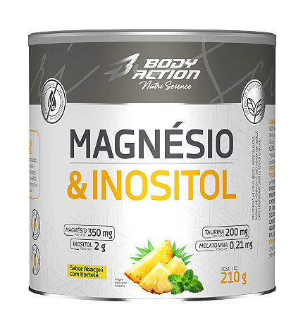 Magnésio e Inositol 210g - Body Action