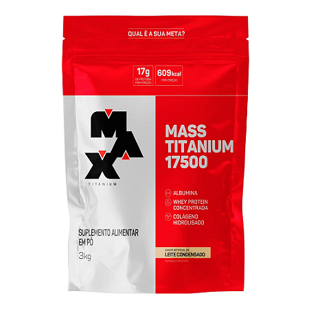 Mass 17500 3kg Hipercalórico - Max Titanium